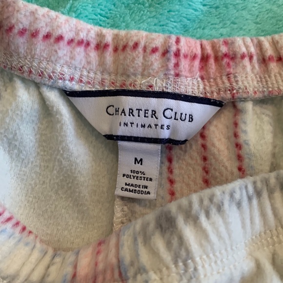 🌼Charter Club Fleece pajamas size M - Picture 5 of 6